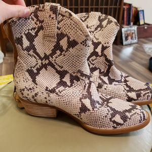 Snakeskin Boots